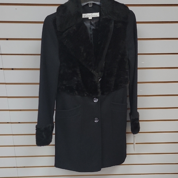 Kenneth Cole New York Elegant Black Teddy Jacket - Picture 5 of 8
